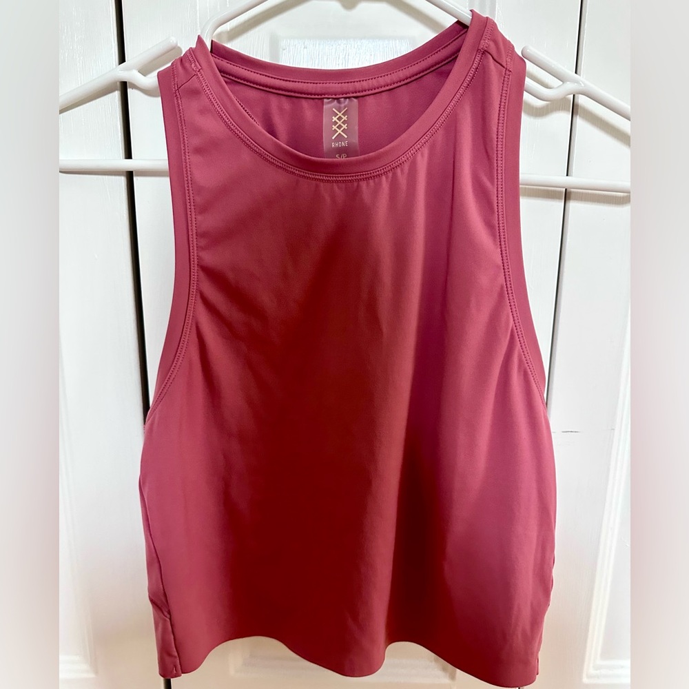 RHONE Women's Serene Fitted Tank Tank Top Hibiscus